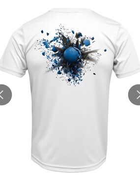 Raquetball Killshot Dri Fit White Shirt Unisex